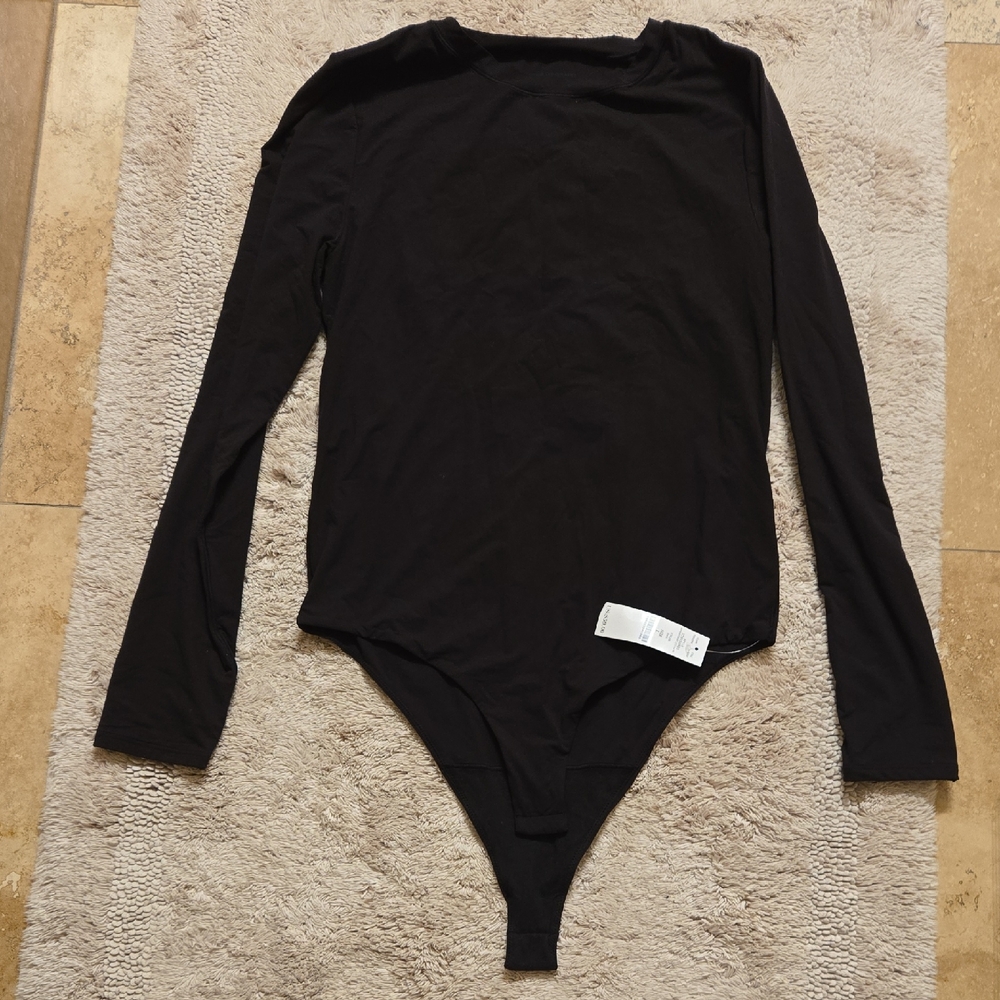White House Black Market Kids Black Bodysuit